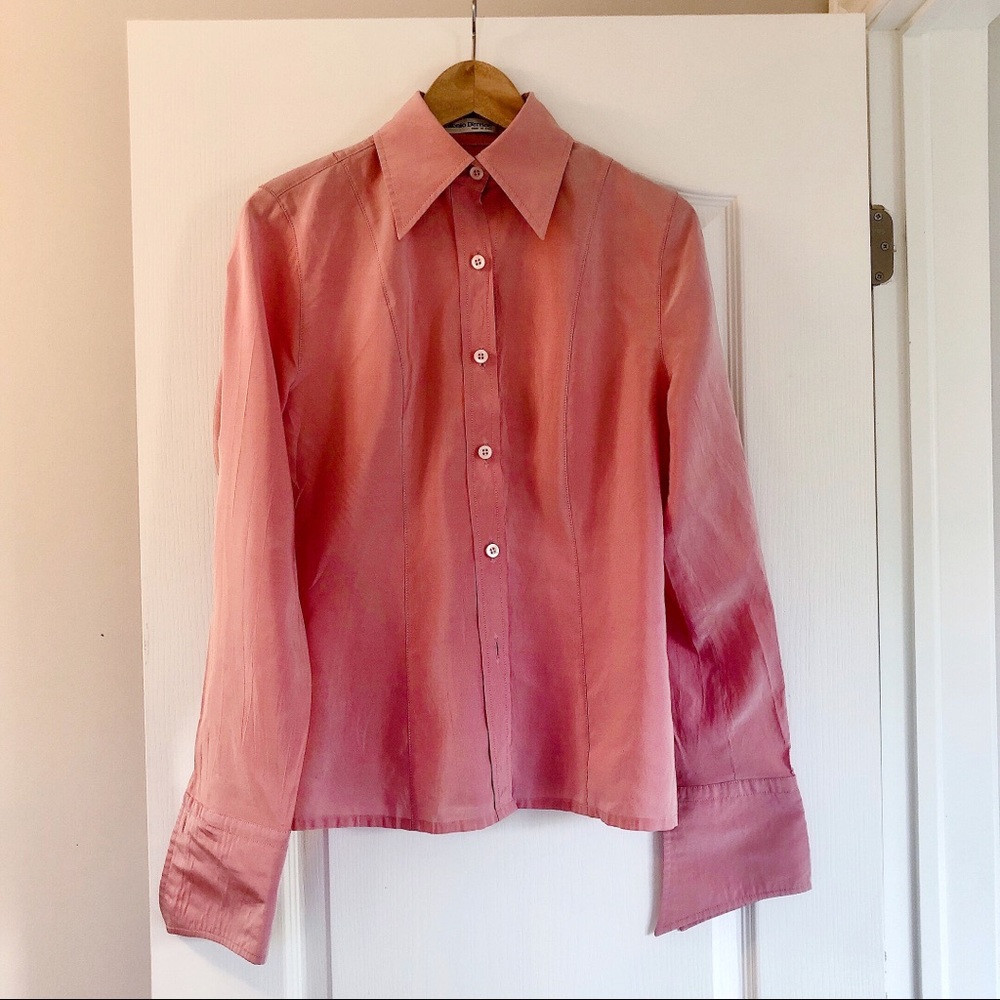 Vintage Antonio D’errico pink button down shirt - Picture 3 of 8